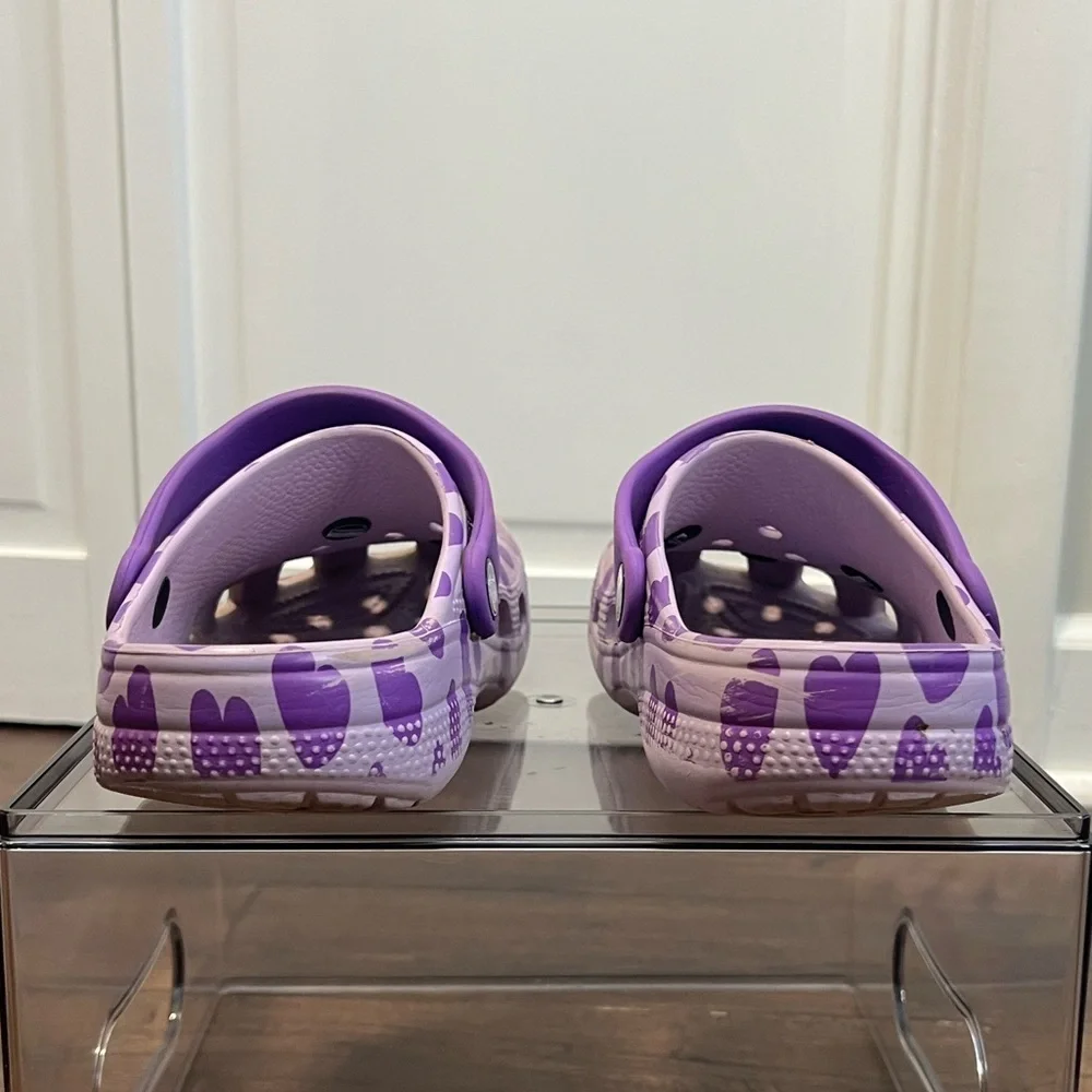 Crocs Kids Classic Easy Icon Clog Size J3 Color Purple